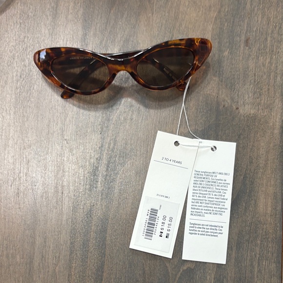 Janie and Jack Accessories - Janie and Jack Tortoise Shell Cat-Eye Sunglasses infant/toddler‎ girls NWT